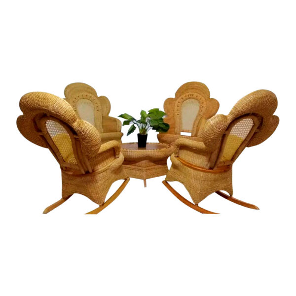 Sillas mecedoras de Mimbre Natural Trevol